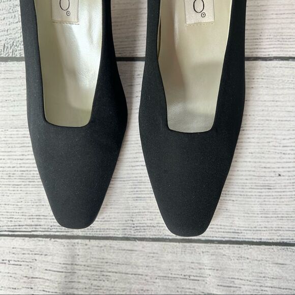 CALICO Sensation Women Black Fabric Slip on Pumps Size 7.5 - Picture 5 of 9